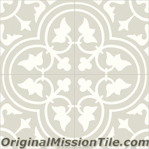 Original Mission Tile Cement Contemporary Roseton 03 - 8 x 8