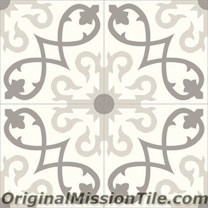 Original Mission Tile Cement Contemporary Sanctuaire II 01 - 8 x 8