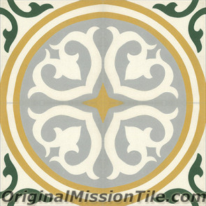 Original Mission Tile Cement Classic Santa Maria - 8 x 8