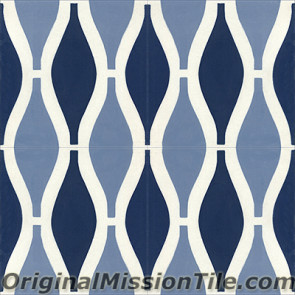 Original Mission Tile Cement Oceana Sea Breeze 01 - 8 x 8