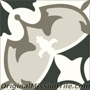 Original Mission Tile Cement Contemporary Sofia 01 - 8 x 8