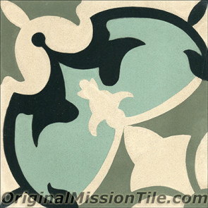 Original Mission Tile Cement Classic Sofia 02 - 8 x 8