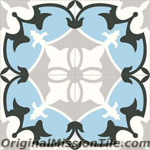 Original Mission Tile Cement Classic Sofia 03 - 8 x 8