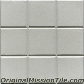 Original Mission Tile Cement Relief Squares - 8 x 8