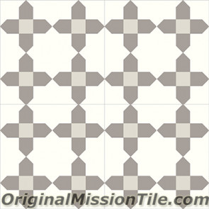 Original Mission Tile Cement Contemporary Tanger 02 - 8 x 8