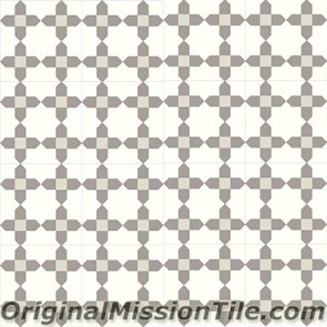 Original Mission Tile Cement Contemporary Tanger 02 - 8 x 8