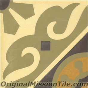 Original Mission Tile Cement Classic Torino - 8 x 8