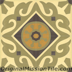 Original Mission Tile Cement Classic Torino - 8 x 8