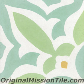 Original Mission Tile Cement Classic Zebra 04 - 8 x 8