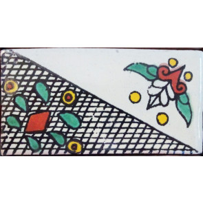 Ensueño 1 Decorative Talavera Blanco Listello