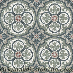 Original Mission Tile Cement Terrazzo Philadelphia SL - 8 x 8