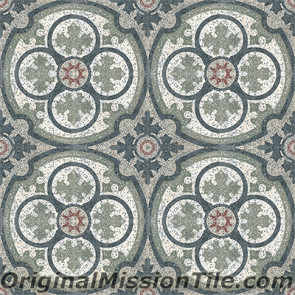 Original Mission Tile Cement Terrazzo Philadelphia SL - 8 x 8