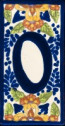 Mexican House number Baroque Design No. 1 #0