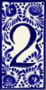 Clay Body House Numbers # 2