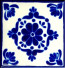 Porcelain Colonial 4, 5 3-4 x 5 3-4