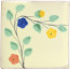 Bouquet Vine Decorative Talavera Blanco
