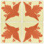 Flight Brown Decorative Talavera Blanco