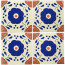 Hacienda Blue/Brown Decorative Talavera Blanco