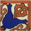 Morracco Andalucia Talavera Gloss Blanco Listello Corner