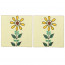 Sunflower Decorative Talavera Blanco