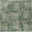 Porcelain green floor tiles