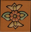 Santa Rosa Terra Cotta pattern A, 2 x 2