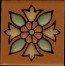 Santa Rosa Terra Cotta pattern B, 2 x 2