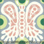 Original Mission Tile Cement Santa Barbara Butterfly - 8 x 8