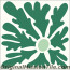 Original Mission Tile Cement Santa Barbara Dandelion - 8 x 8