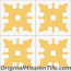 Original Mission Tile Cement Accent Escudo - 8 x 8