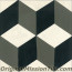Original Mission Tile Cement Contemporary Harlequin 06 - 8 x 8