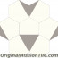 Original Mission Tile Cement Hexagonal Clip 01 - 8 x 8