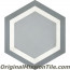 Original Mission Tile Cement Hexagonal Frame 03 - 8 x 8