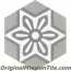 Original Mission Tile Cement Hexagonal Margarita 02 - 8 x 8