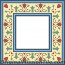 Original Mission Tile Cement Border Roche - 8 x 8