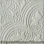 Original Mission Tile Cement Relief Roseton - 8 x 8